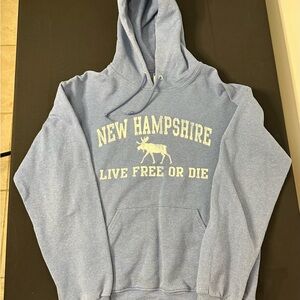 Jerzees Blue New Hampshire Hoodie